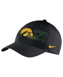 Nike men's Black Iowa Hawkeyes Military-Inspired Pack Camo Legacy91 Adjustable Hat