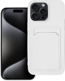 OEM Futerał CARD CASE do IPHONE 15 Pro Max biały