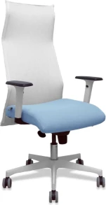 Office Chair Piqueras y Crespo 54BR65G White Sky blue