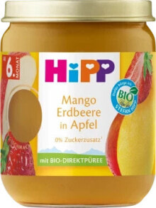 Früchte Mango Erdbeere in Apfel ab 6.Monat, 160 g