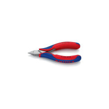 Knipex Elektronik-Seitenschneider Länge 115 mm Form 4 Facette ja, klein Mehrkomponenten-Hüllen spiegelpoliert