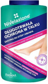 Farmona Nivelazione Stopy Foot and Shoe Powder Long-lasting Protection Talc Пудра для стоп и обуви от чрезмерного потоотделения и стоп склонных к растиранию и потрескиванию 110 г