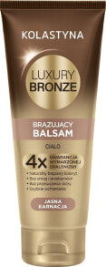 Self-tanning and tanning products kolastyna Balsam do ciała brązujący do jasnej karnacji Luxury Bronze 200ml