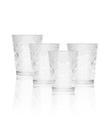 Circleware double Circle Set of 4 - 7 oz Juice Glasses