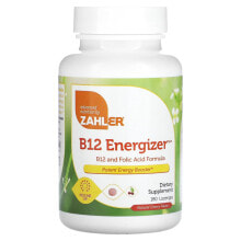 Zahler, B12 Energizer+, Advanced B12 Formula, Natural Cherry, 5,000 mcg, 120 Lozenges