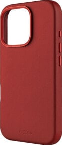 Fixed Fixed MagLeather | Back cover | Apple | iPhone 16 Pro | Leather | Red