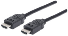 Компьютерные разъемы и переходники manhattan 306119 HDMI кабель 1,8 m HDMI Тип A (Стандарт) Черный