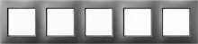 Розетки, выключатели и рамки ospel ARIA Fivefold frame, gray matt R-5U / 70