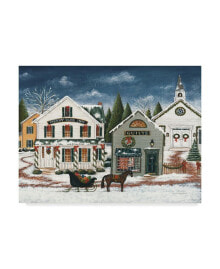 Trademark Global david Carter Brown Christmas Village I Dark Crop Canvas Art - 20