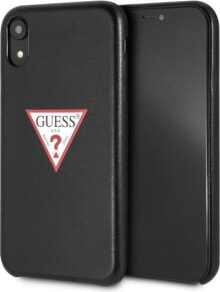 Guess Guess GUHCI61PTPUBK iPhone Xr black /czarny hardcase Triangle