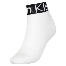 CALVIN KLEIN Logo Welt Quarter short socks