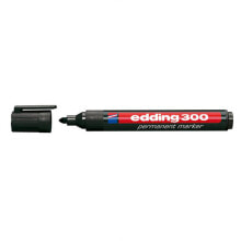 Письменные ручки Edding 300 перманентная маркер Черный 10 шт 4-300001