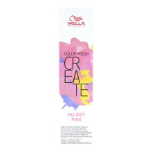 Краска для волос wella Color Fresh Create Nu-dist Pink Полуперманентная краска для волос, оттенок розовый 60 мл
