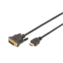 DIGITUS Cable TTyp A-DVI(18+1) hdmi adapter 2 m