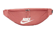 Nike 耐克 拉链开合休闲运动 涤纶（聚酯纤维） 腰包 小号 女款 粉色 / Nike Heritage Waist BA5750-689