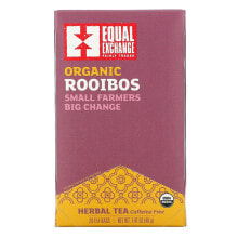 Equal Exchange, Organic Vanilla Rooibos, Herbal Tea, Caffeine-Free, 20 Tea Bags 1.41 oz (40 g)