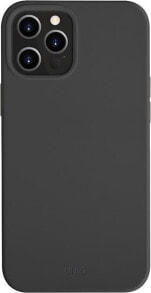 чехол силиконовый черный Apple iPhone 12 Pro Max Uniq