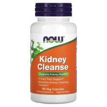 Растительные экстракты и настойки Now Foods, Kidney Cleanse, 90 растительных капсул