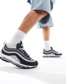 Nike – Air Max 97 – Sneaker in Schwarz und Blaugrau