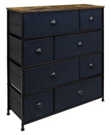Sorbus 8 Drawer Chest Dresser with Wood Top