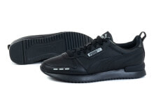 Мужские кроссовки Мужские кроссовки повседневные черные текстильные низкие демисезонные PUMA 37412701