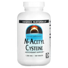 Source Naturals, N-ацетилцистеин, 600 мг, 120 таблеток