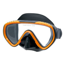 Masks and snorkels for scuba diving