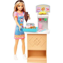 Купить куклы и пупсы для девочек Mattel: MATTEL Skipper First Job Snack Bar Playset Hkd79 doll