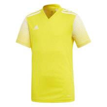 Мужские футболки Мужская спортивная футболка желтая с логотипом Adidas Regista 20 Jersey
