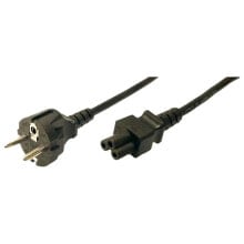 LOGILINK Trefoil 1.8 m Power Cord