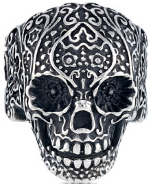 Купить мужские ювелирные кольца и перстни Andrew Charles by Andy Hilfiger: Кольцо Andrew Charles Ornamental Skull R3102OXI.