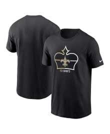 Nike men's Black New Orleans Saints Essential Local Phrase T-shirt