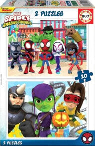 Educa Puzzle 2x20 Spidey i Super-Kumple G3