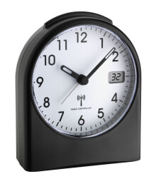 Table and fireplace clocks tFA 4009816023889 - Mechanical alarm clock - Round - Black - Plastic - Analog - Battery