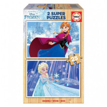 Детские развивающие пазлы EDUCA BORRAS 2X25 Frozen Puzzle