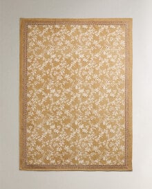 Large block print rug