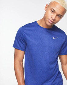 Nike Running – Miler – Blaues T-Shirt