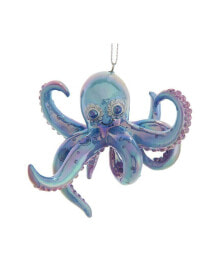 Kurt Adler 4In Resin Colorful Octopus Ornament Multicolor