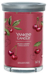 Duftkerze im Glas Black Cherry mit 2 Dochten - Yankee Candle Singnature