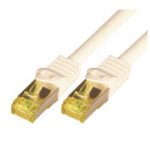 Кабели и разъемы для аудио- и видеотехники M-Cab 1m CAT7 S-FTP сетевой кабель S/FTP (S-STP) Белый 3741