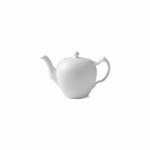 Royal Copenhagen white Fluted Half Lace Tea Pot