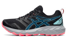 Asics Gel-Sonoma 6 G-TX 舒适 透气轻便 低帮 跑步鞋 女款 黑灰 / Кроссовки Asics Gel-Sonoma 6 G-TX 1012A922-011