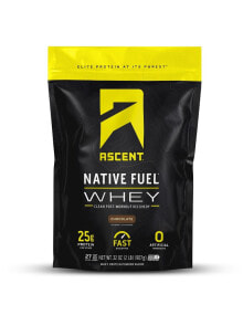 Whey Protein ascent Native Fuel Whey Protein Powder Chocolate -- 2 lbs