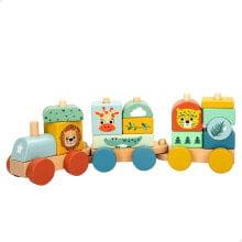 WOOMAX Animal Wooden Train