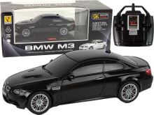 LeanToys Auto R/C BMW M3 Pilot Światła 1:28 Czarne