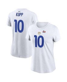 Nike women's Cooper Kupp White Los Angeles Rams Super Bowl LVI Bound Name and Number T-shirt