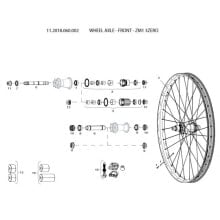 SRAM Front Wheel Axle ZM1 3Zero Axe