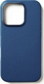 Troubadour Goods Limited Mujjo Leather Case - etui skórzane do iPhone 16 Pro kompatybilne z MagSafe (monaco blue)