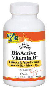 Витамины группы B Terry Naturally BioActive Vitamin B Биоактивный витамин В 60 капсул