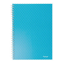 ESSELTE Wiro Cardboard Covers Color Breeze A5 Squared Notebook